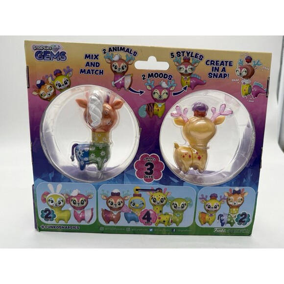 Funko Snapsies: W3 Gems 2PK  Lemon & Rainbow - Picture 4 of 7